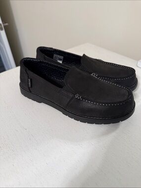 BOBS from Skechers Women’s Chill Lugs Central Look Black Vegan Loafers / Size 8